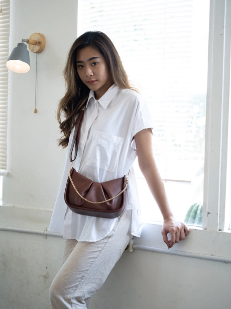 Sling Bag Vedlyn Anne Tas selempang wanita chain sling bag<br> 1 ~item/2022/9/7/anne_brown_model_2